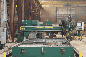 Plate drilling and shape cutting machine BTD-8X plate processing equipment